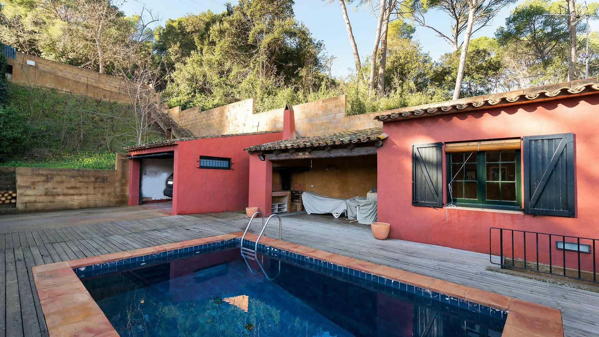 Bohemian Villa Con Piscina Privada En Playa Tamariu Palafrugell